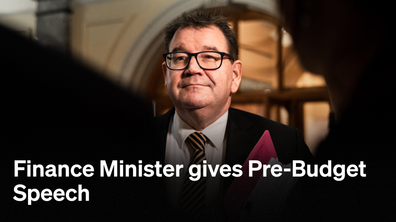 Watch: Finance Minister Grant Robertson makes pre-Budget speech | RNZ News