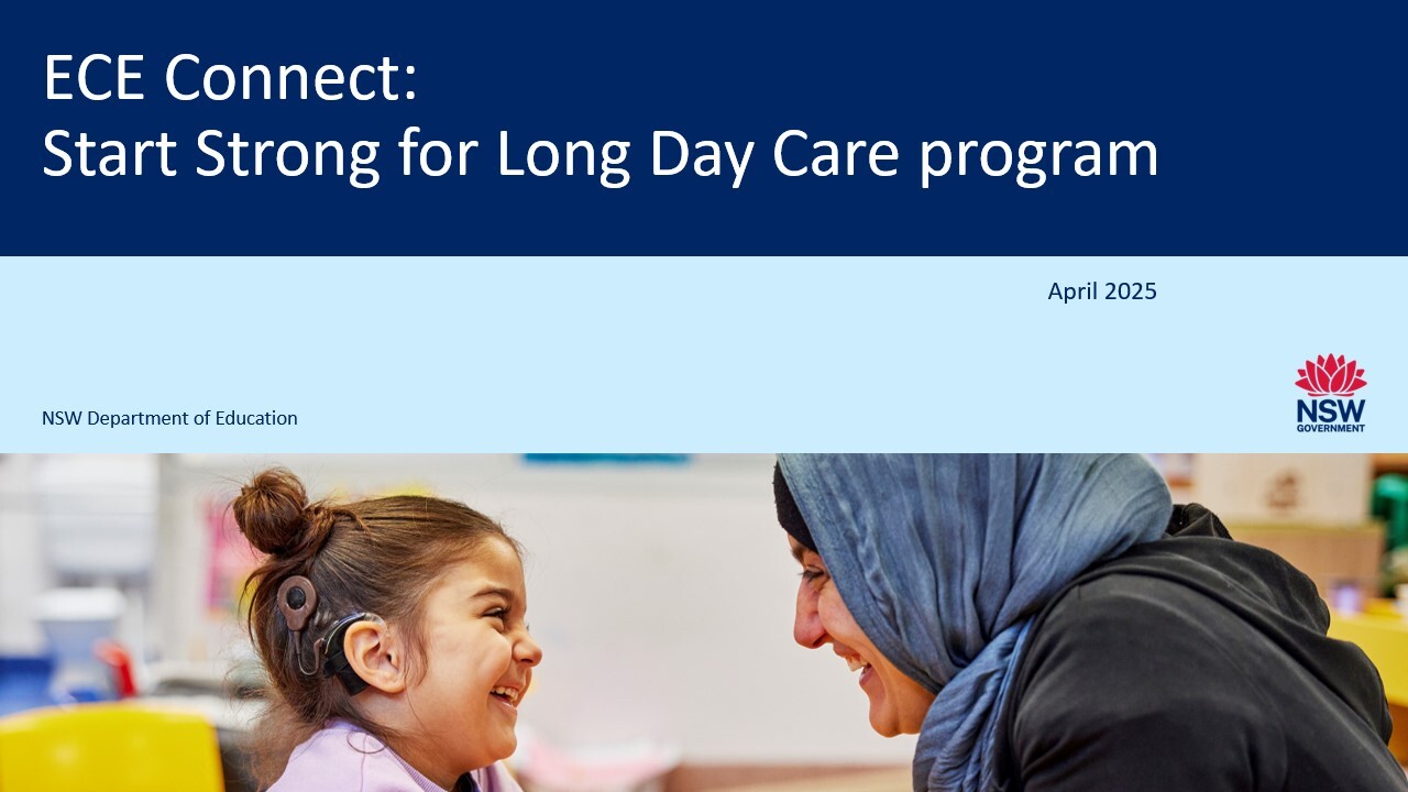 Start Strong for Long Day Care