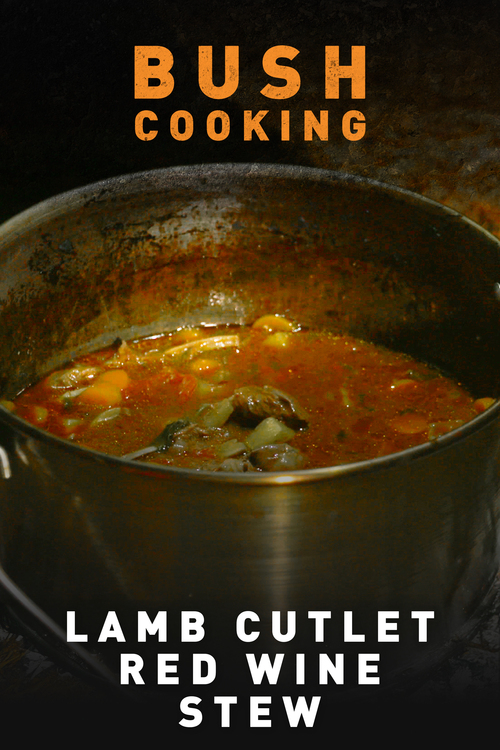 Lamb Cutlet Red Wine Stew