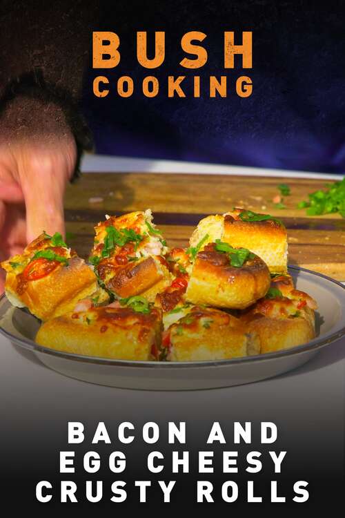 Bacon and Egg Cheesy Crusty Rolls