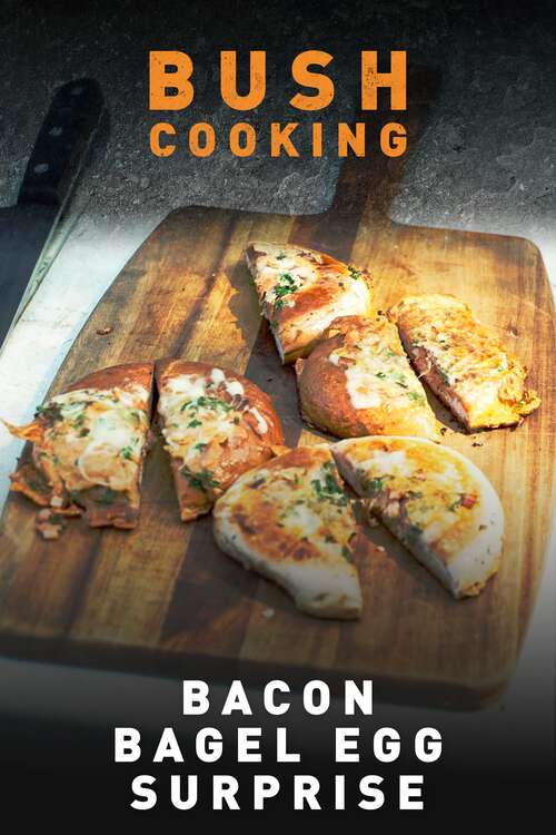 Bacon Bagel Egg Surprise