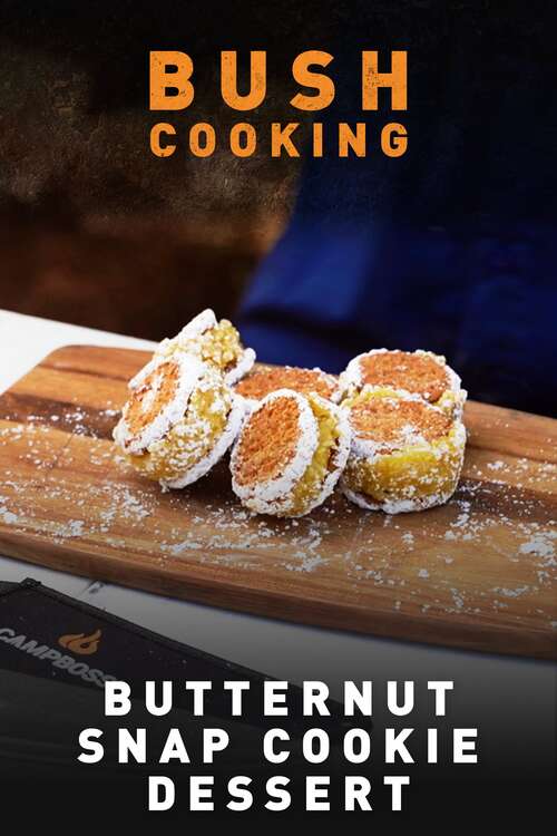 Butternut Snap Cookie Dessert