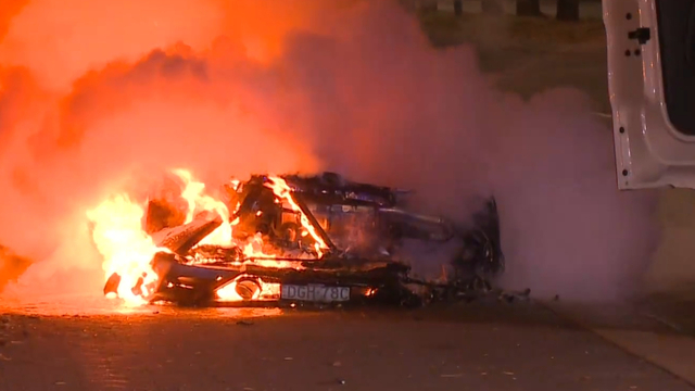 East Orange fire destroys multiple cars after underground