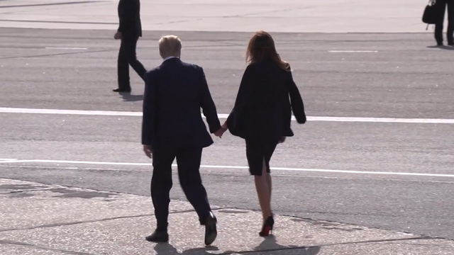 Melania's Christian Louboutin So Kate Heels