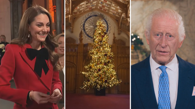 British royal family Christmas 2024: Kate's touching moment as she hugs  cancer patient - 9Honey