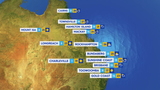 National weather forecast for Monday July 7
