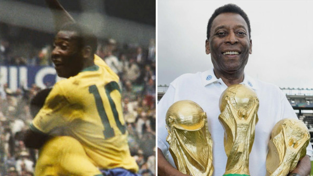 Pelé Honored By Brazilian National Team After Victory at World Cup