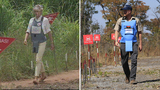 Prince Harry walks in mother Princess Diana's footsteps