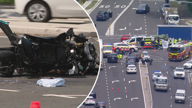 Sydney news Man fighting for life another injured after crash in