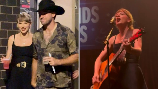 Taylor Swift surprise Nashville performance at Travis Kelce charity event