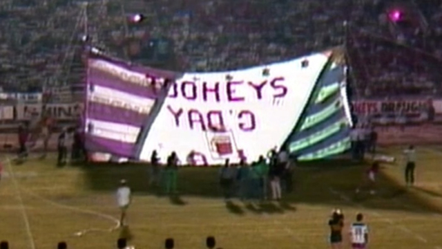 Peter Sterling's banner moment from the 1987 State of Origin