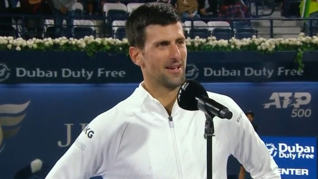 Novak Djokovic wins at Dubai in 2022 debut