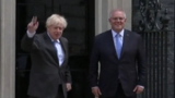 Morrison holds breakfast meeting with Johnson in UK