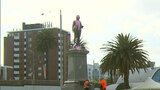 Vandals deface Captain Cook statue 