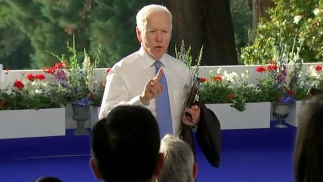 Joe Biden apologises after losing his temper with reporter at Geneva summit