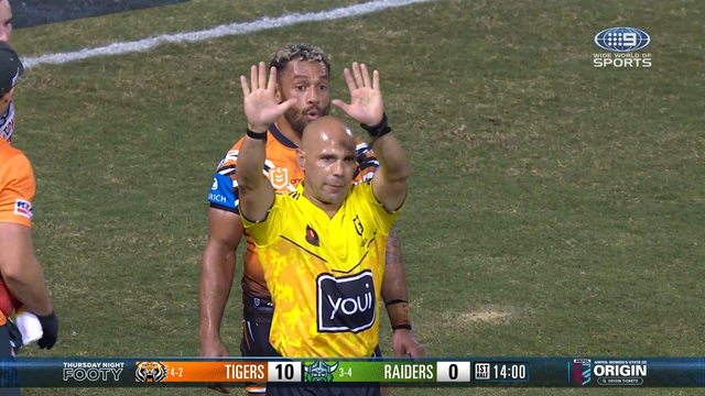 NRL news 2026 | Api Koroisau charged over Noah Martin tackle; Ethan Strange  injury; Tigers vs Raiders result, video, highlights