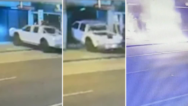 Perth news: Driver sets himself alight in Perth tobacco store ram raid