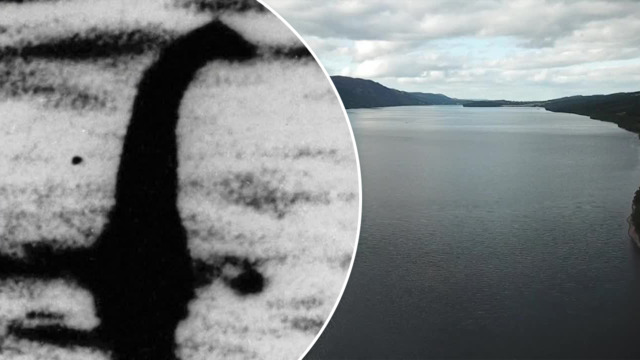 No, not a person. Simply a Loch Ness monster who is really hoping