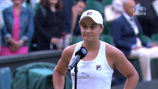 Wimbledon 2021 results  Ash Barty beats Katerina Siniakova in round three,  equals best result at All England Club