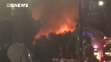 Huge blaze hits popular London attraction