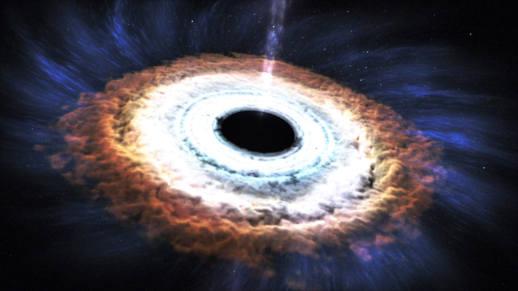 How monster black hole ate star and spewed it out