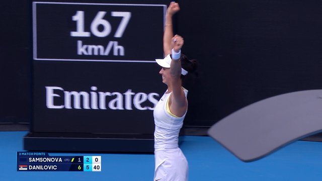 Olga Danilovic Stuns Liudmila Samsonova in Australian Open 2025