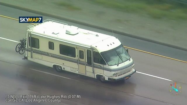 Police Chase Possible Kidnap Suspect in Motor Home