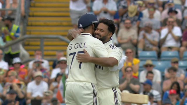 Rishabh Pant century, India vs England