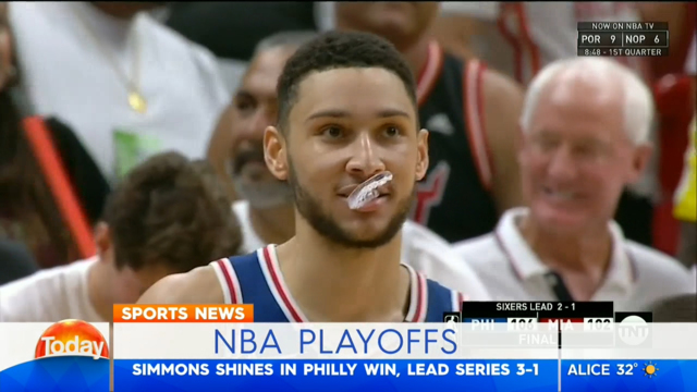 Highlight] Things get chippy in Philly between Ben Simmons and