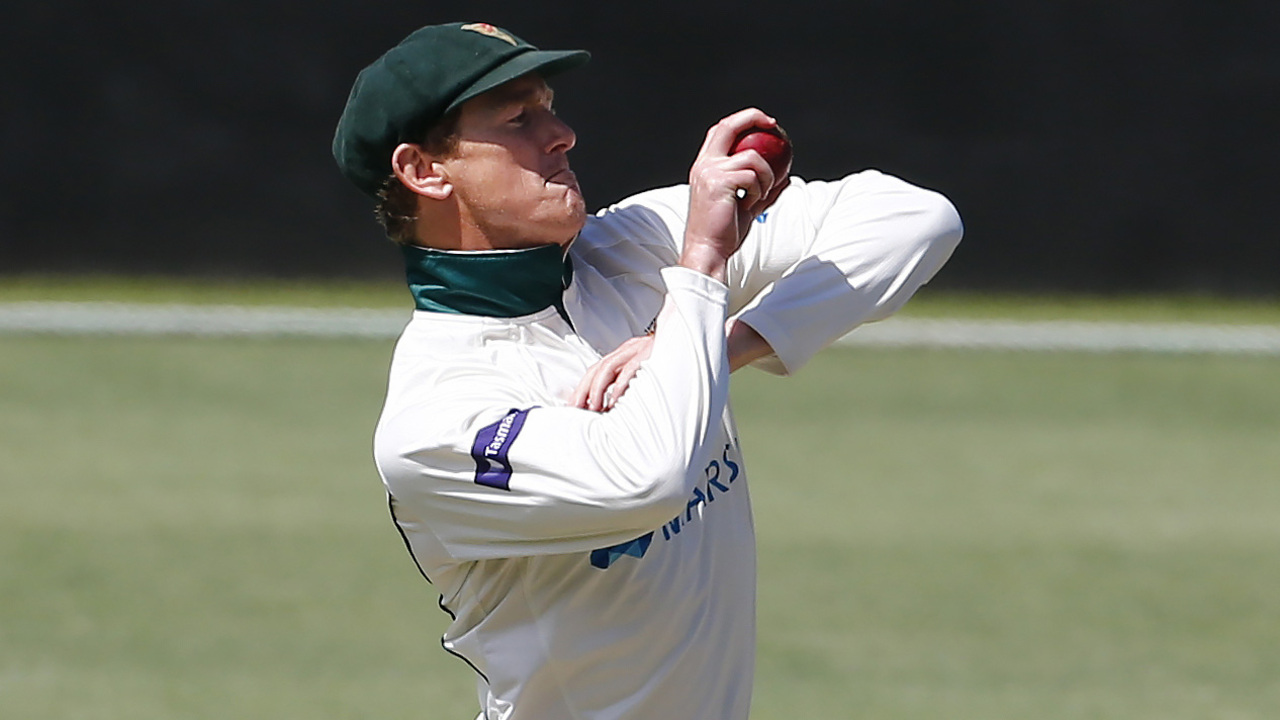 George Bailey bowled for a duck in final innings for Tasmania